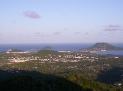 Vieux Fort and Maria Islands